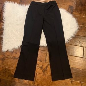 Lafayette 148 Menswear Trouser Pants Virgin Wool Zip Fly Black pants Size 0